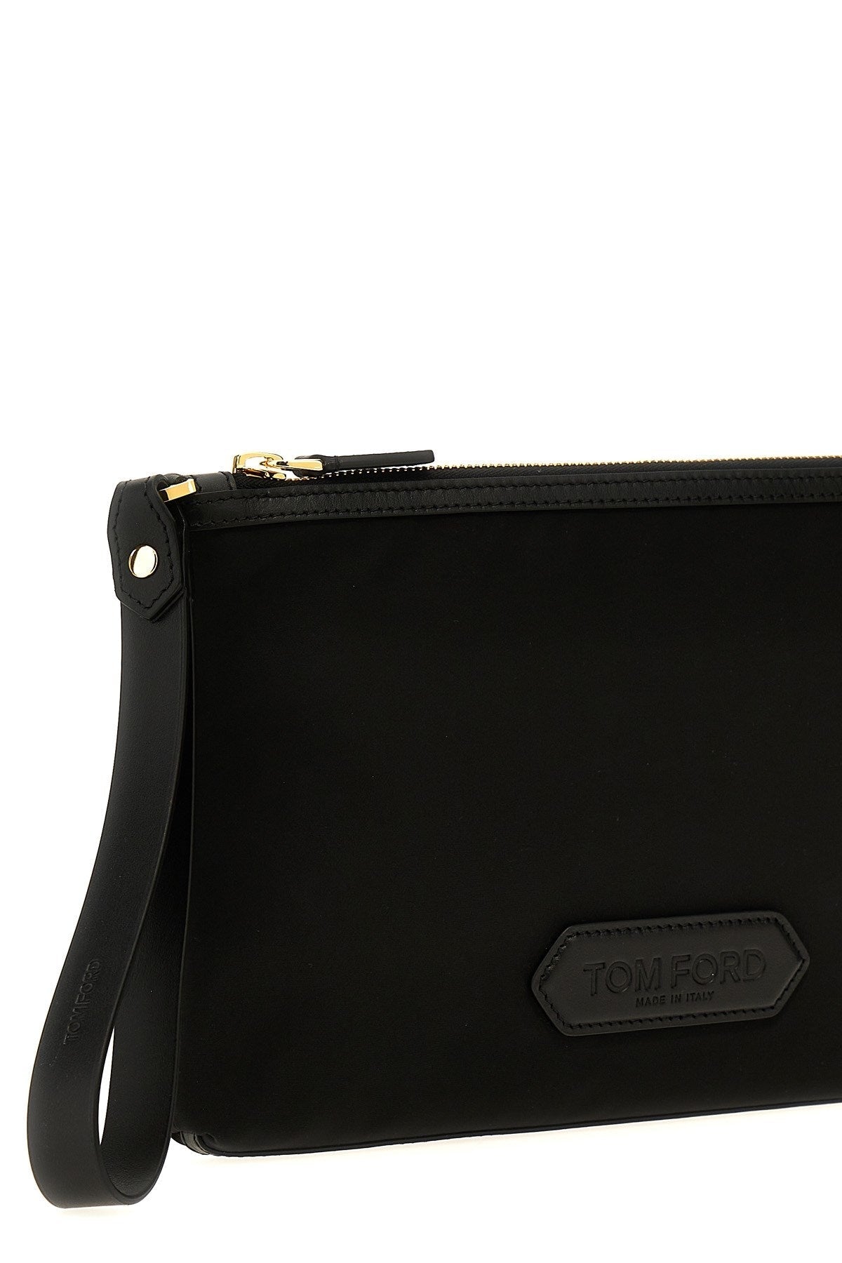 Tom Ford Men Logo Nylon Clutch