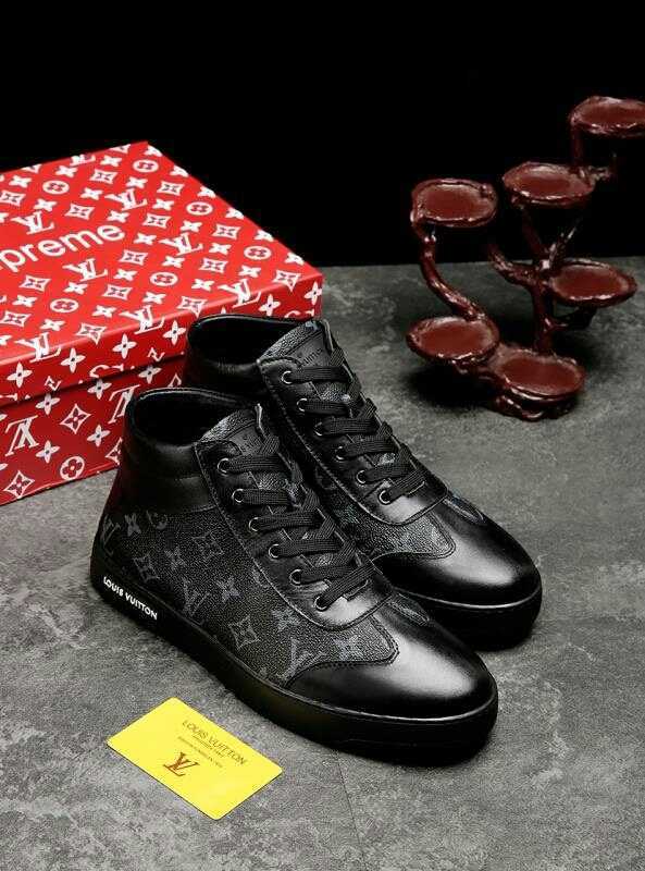 GLM - LUV HIgh Top Black Sneaker