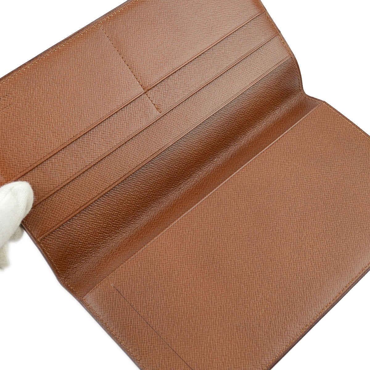 Louis Vuitton Monogram Porto Chequier Double Bifold Wallet M62223