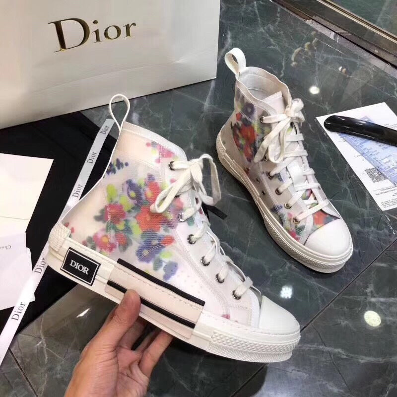 GLM - DIR B23 Flowers Technical Canvas Sneaker