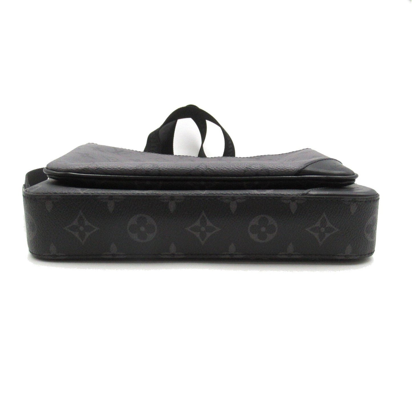 Louis Vuitton Trio Messengers Shoulder Bag PVC ted Canvas Monogram Exclusively   Black M69443
