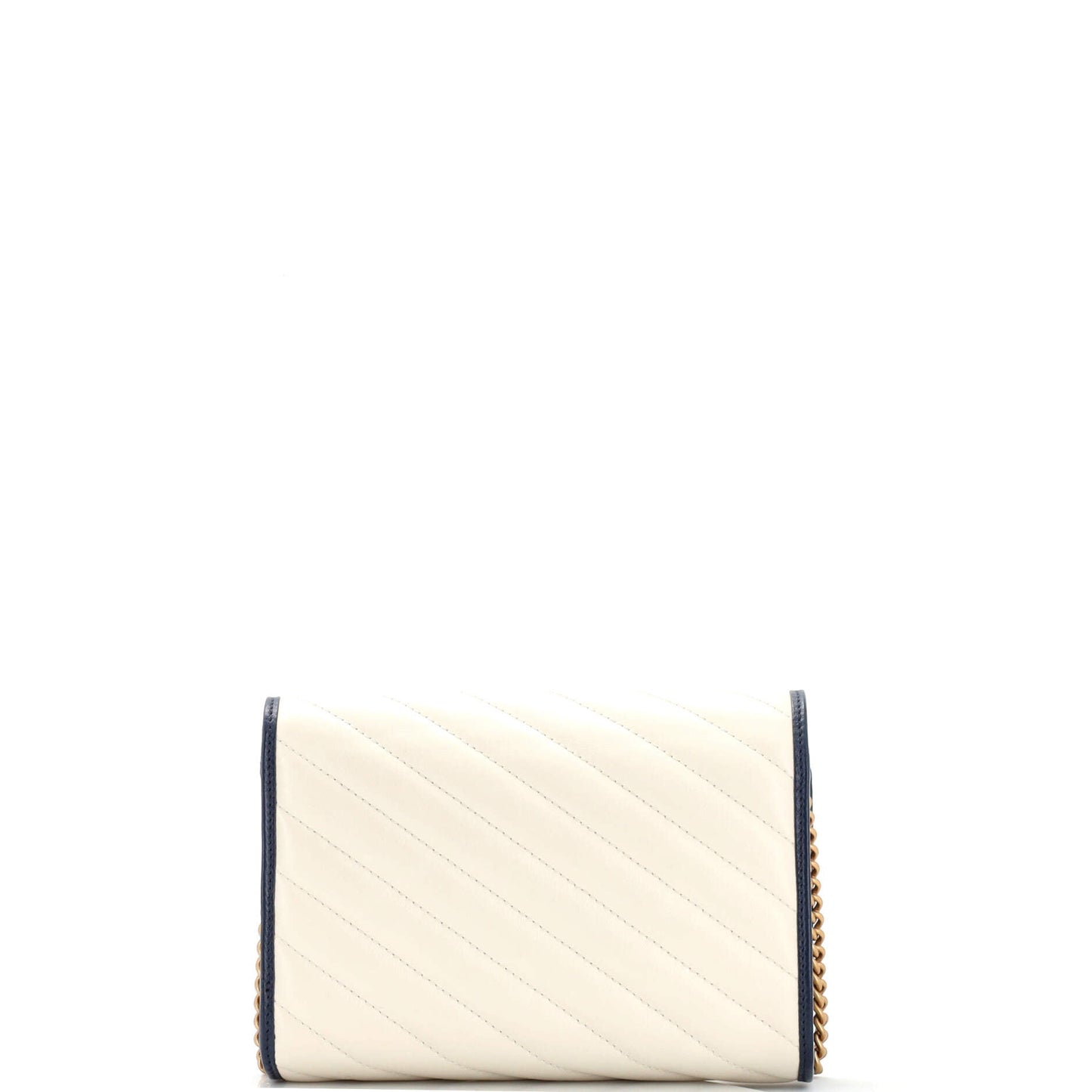GG Marmont Chain Wallet Diagonal Quilted Leather Mini