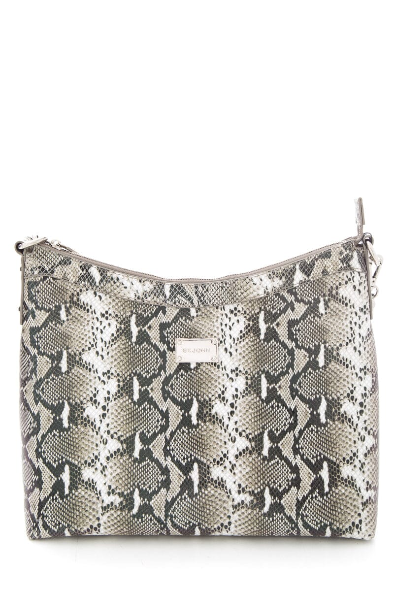 St John Snake Print Handbag