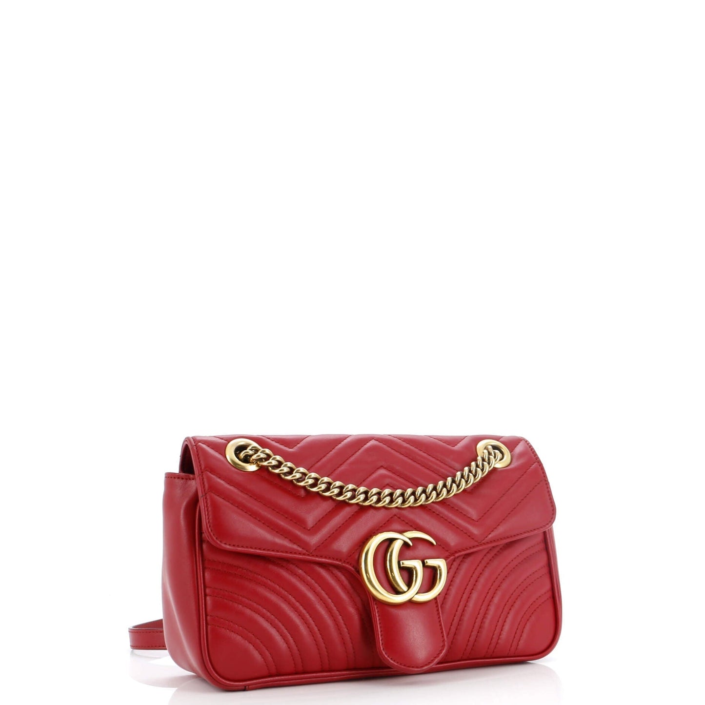 GG Marmont Flap Bag Matelasse Leather Small