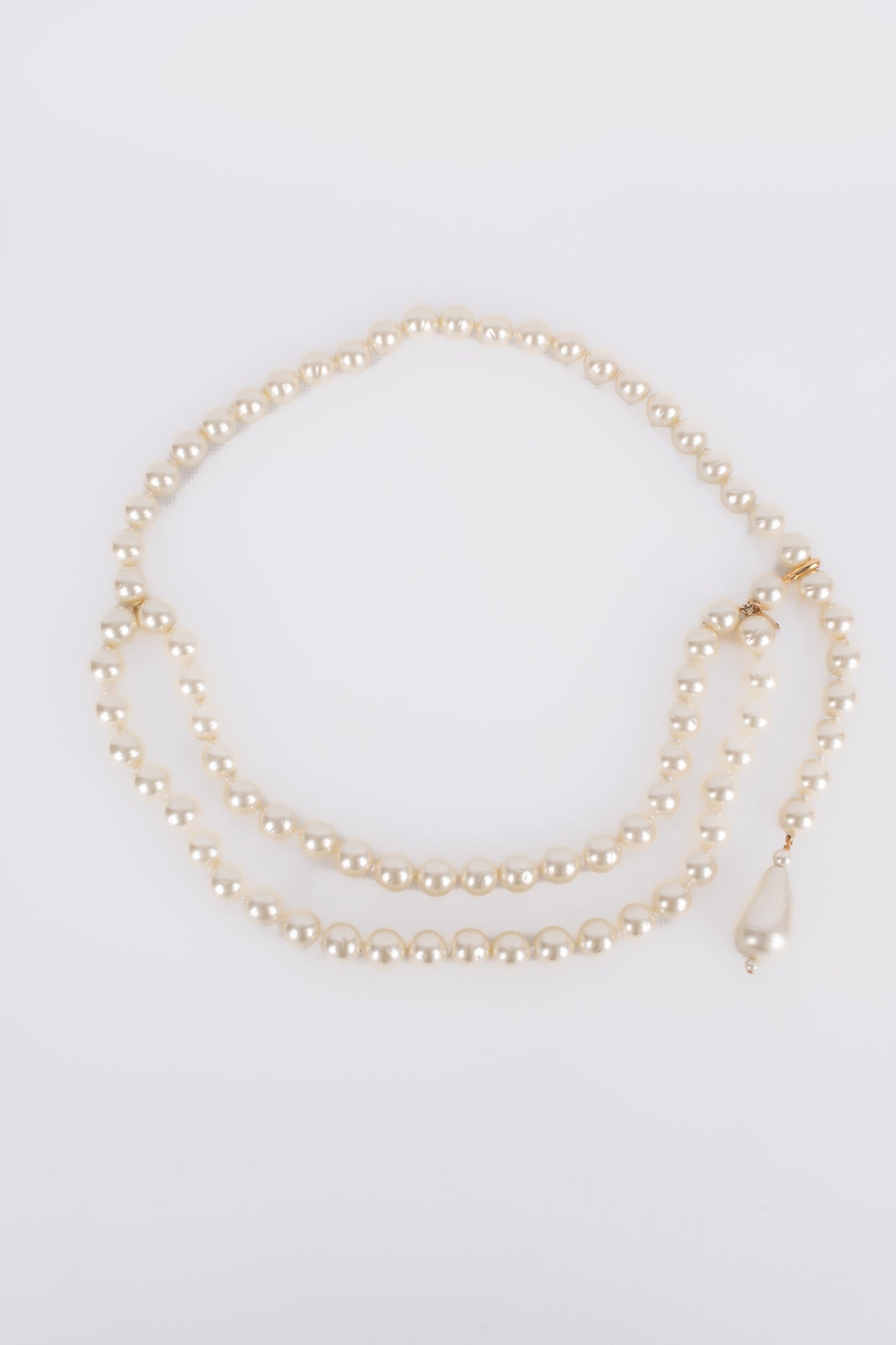 Ceinture de perles nacrÃ©es Chanel