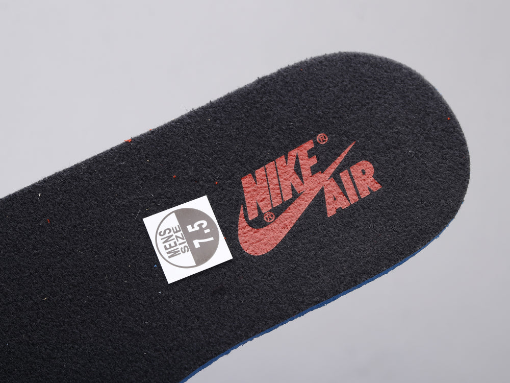 GLM - AJ1 black red toe