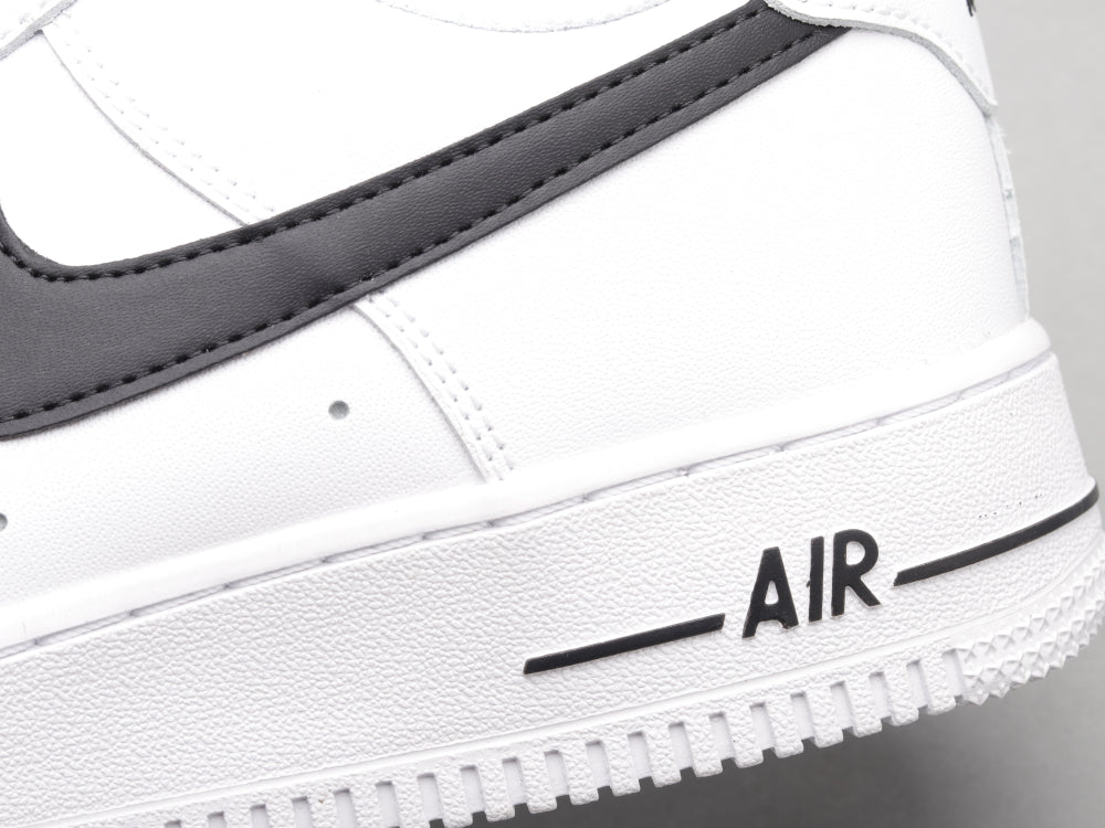GLM - AF1 White and black low gang