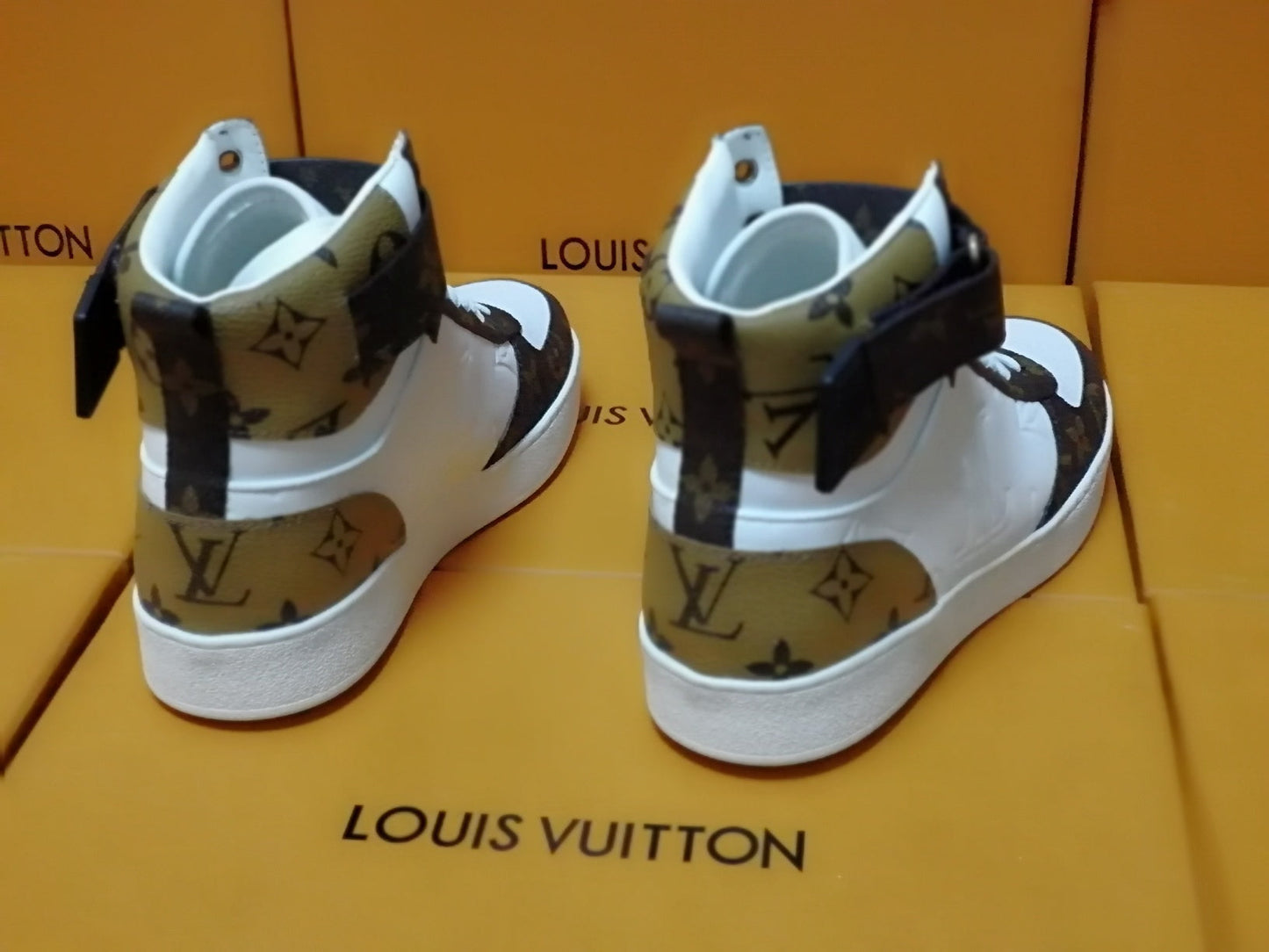 GLM - Luv Rivoli White Brown Sneaker