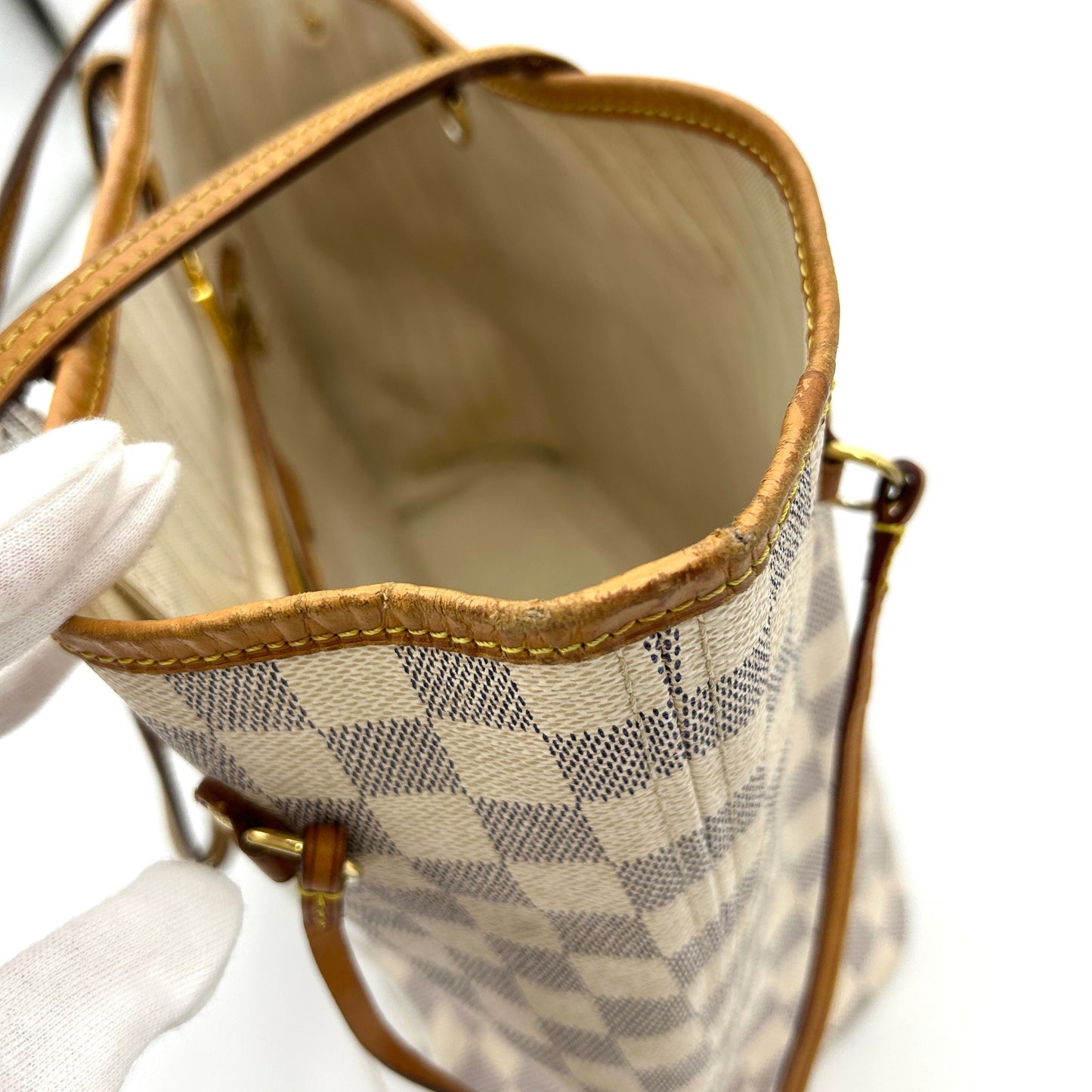 Louis Vuitton Damier Azur Neverfull MM - Neutrals Totes, Handbags LA22639