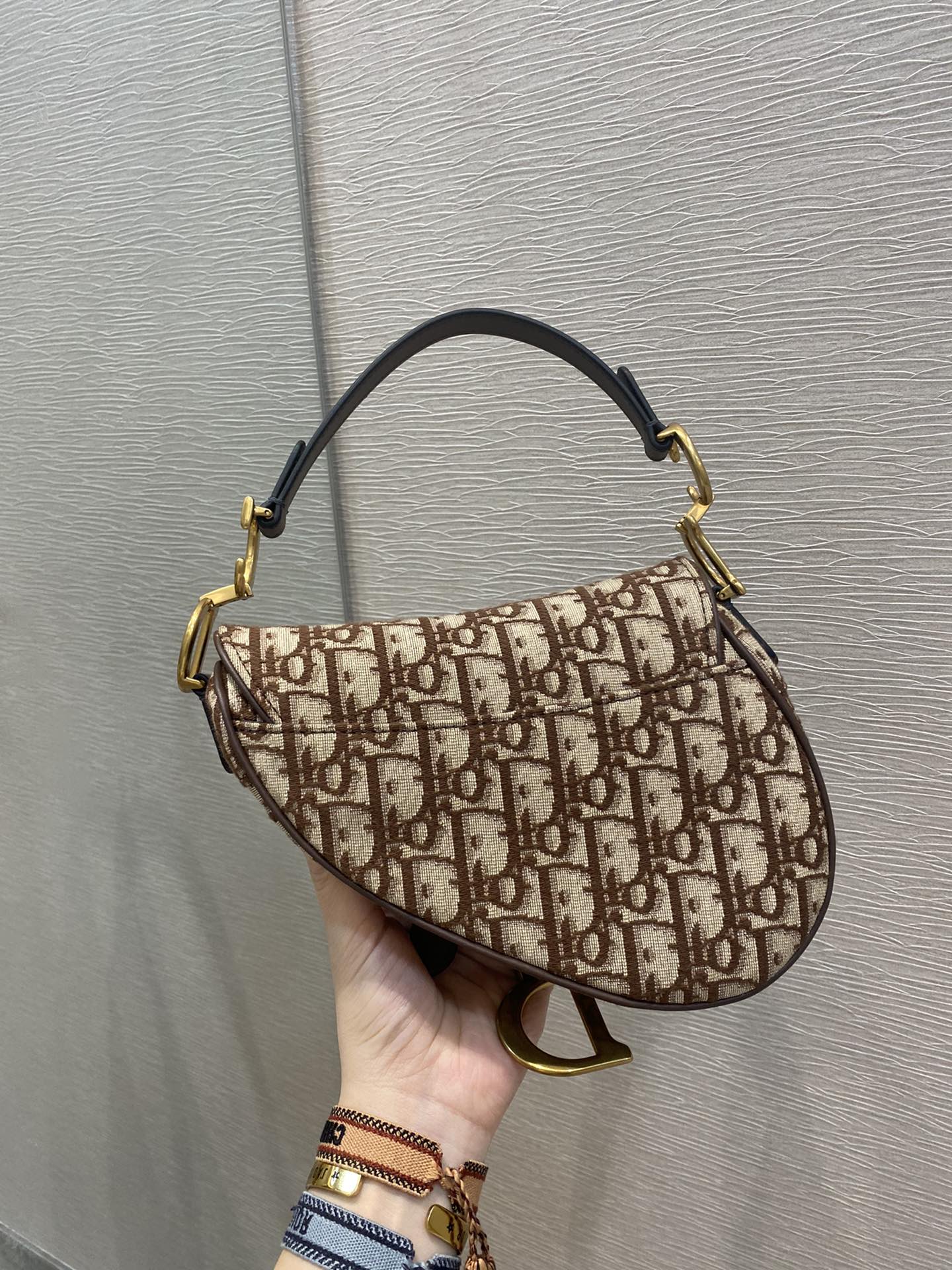 GLAMI Brown Mini Saddle Bag For Women 21cm/7in CD