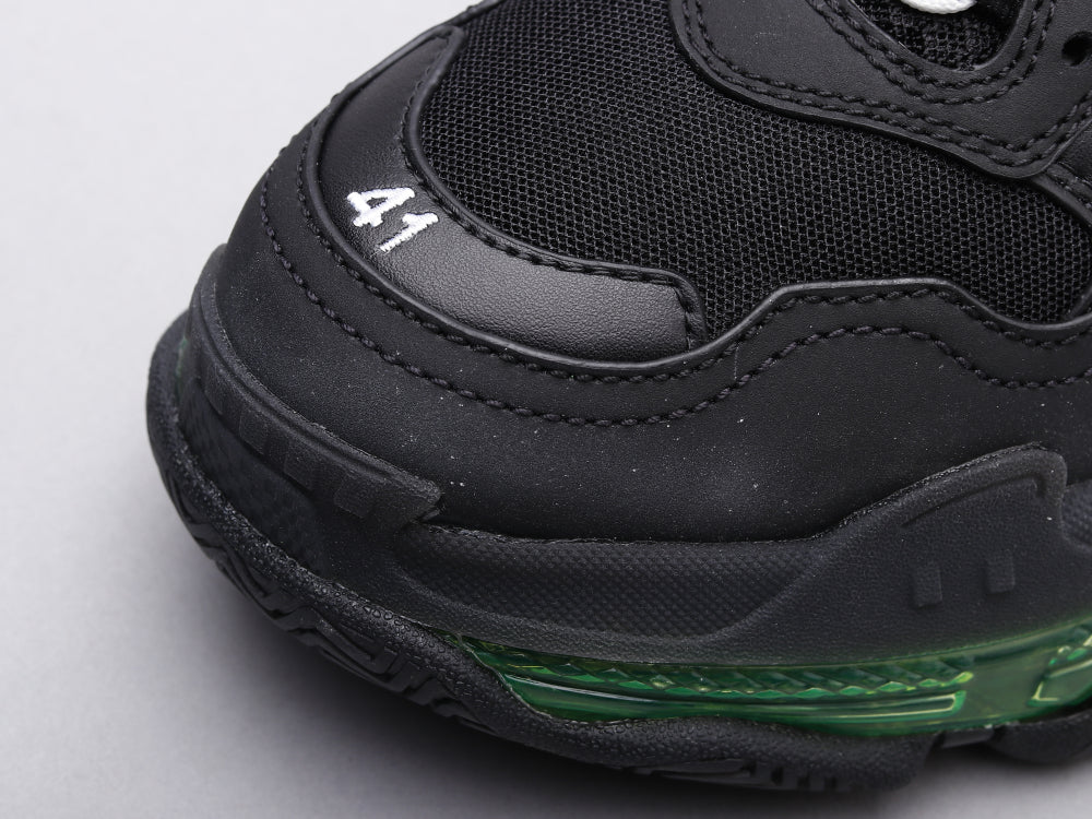 GLM - Bla Triple S Black Green Sneaker
