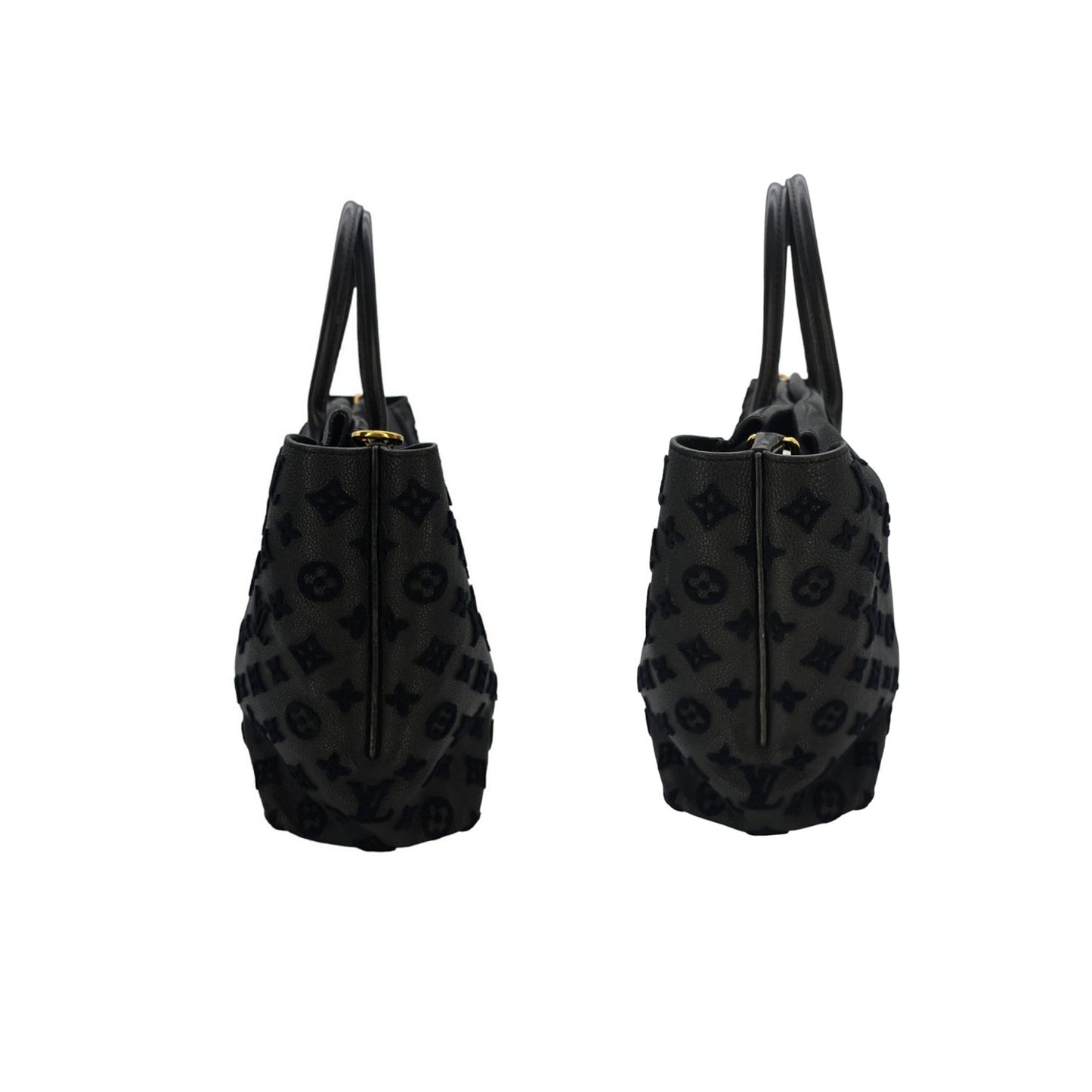 Louis Vuitton Black Veau Cachemire Calfskin W Tote