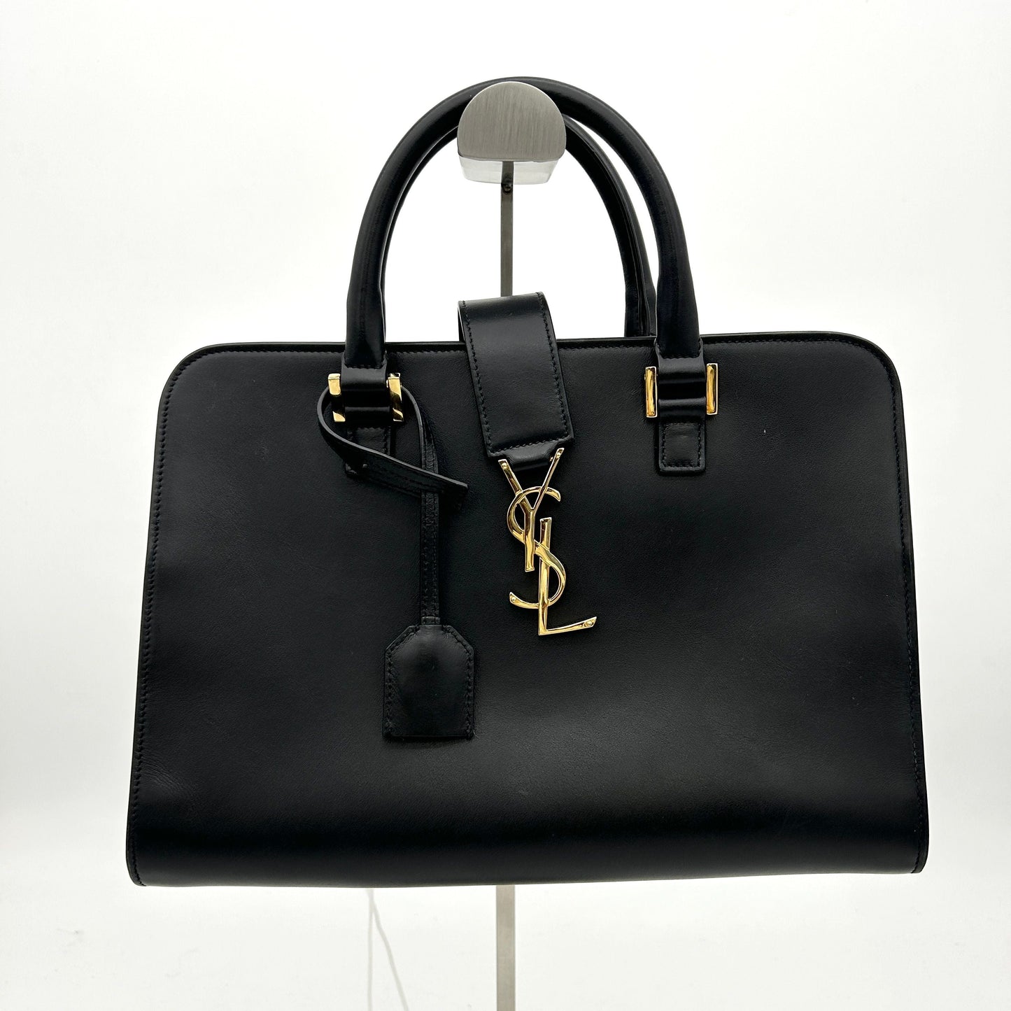 Saint Laurent Paris Women's Baby Cabas Black W/Strap LA45854