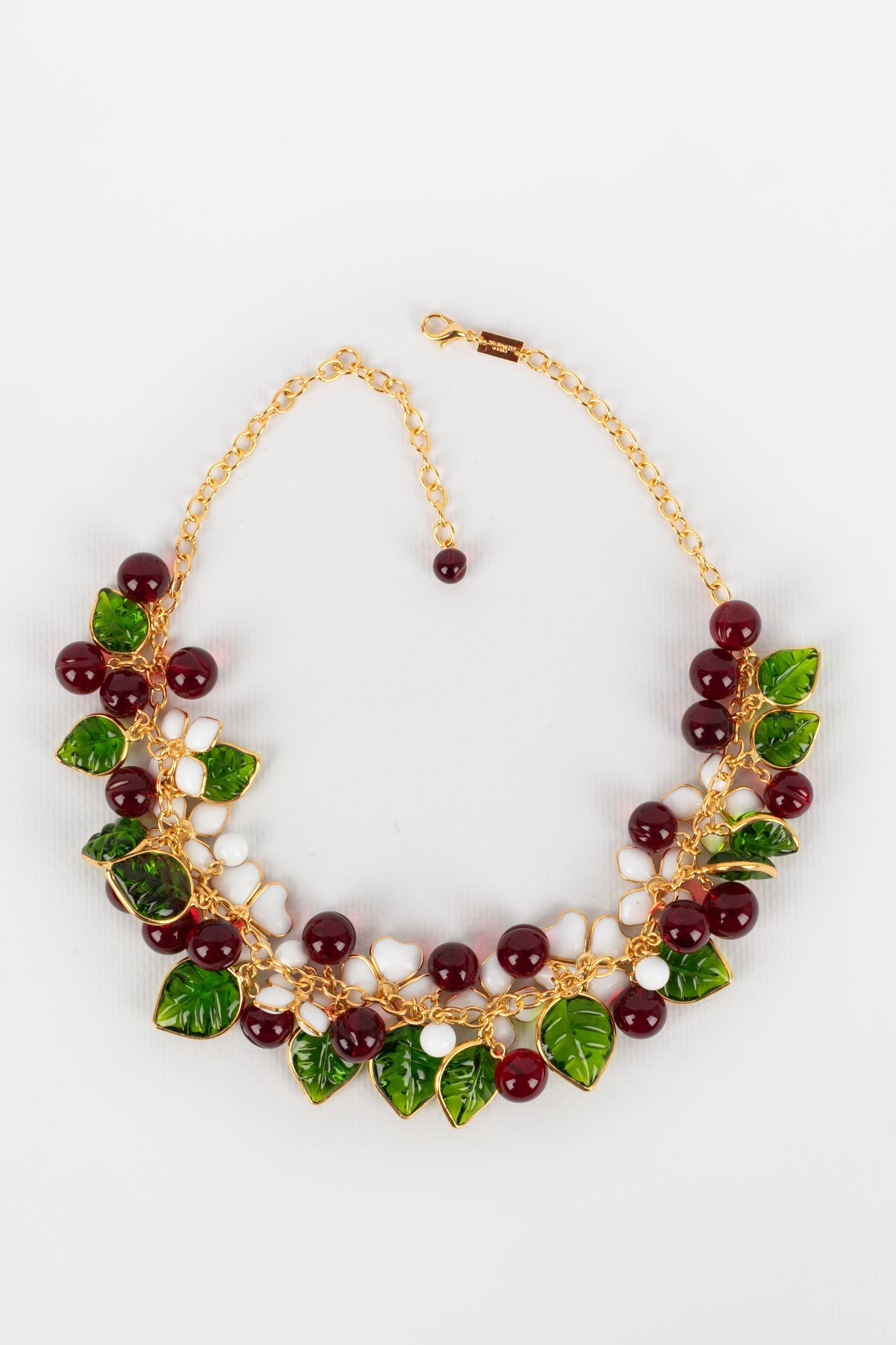 Collier en pÃƒÆ’Ã‚Â¢te de verre Augustine