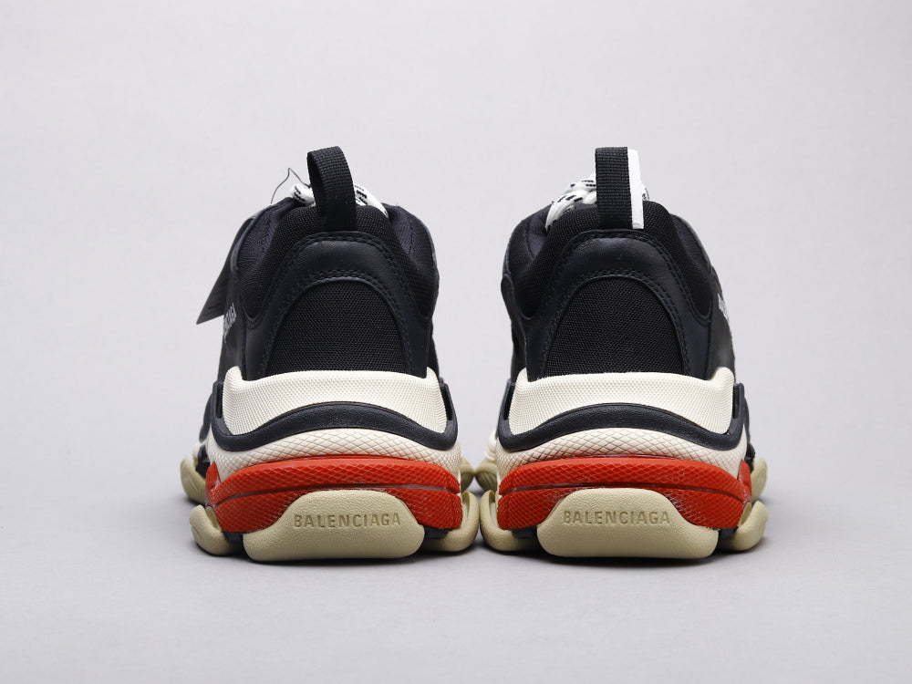 GLM - Bla Triple S Black and Red Sneaker