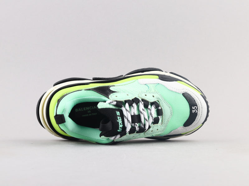 GLM - Bla Triple S Yellow Green Sneaker