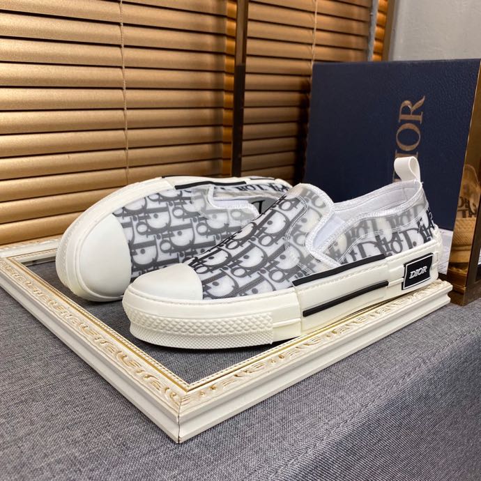 GLM - DIR B23 Slip Black And White LOW-TOP SNEAKER