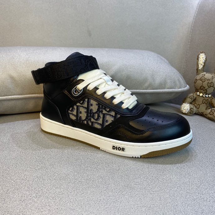 GLM - DIR  B27 BLACK HIGH-TOP SNEAKER