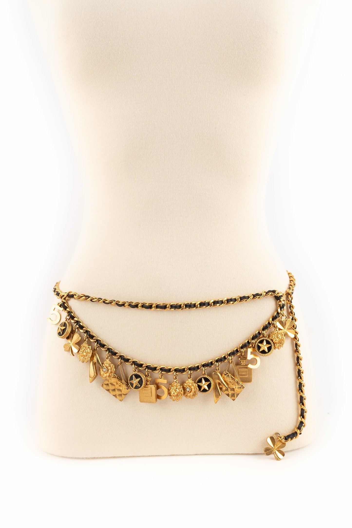 Ceinture charms Chanel CroisiÃ¨re 1994