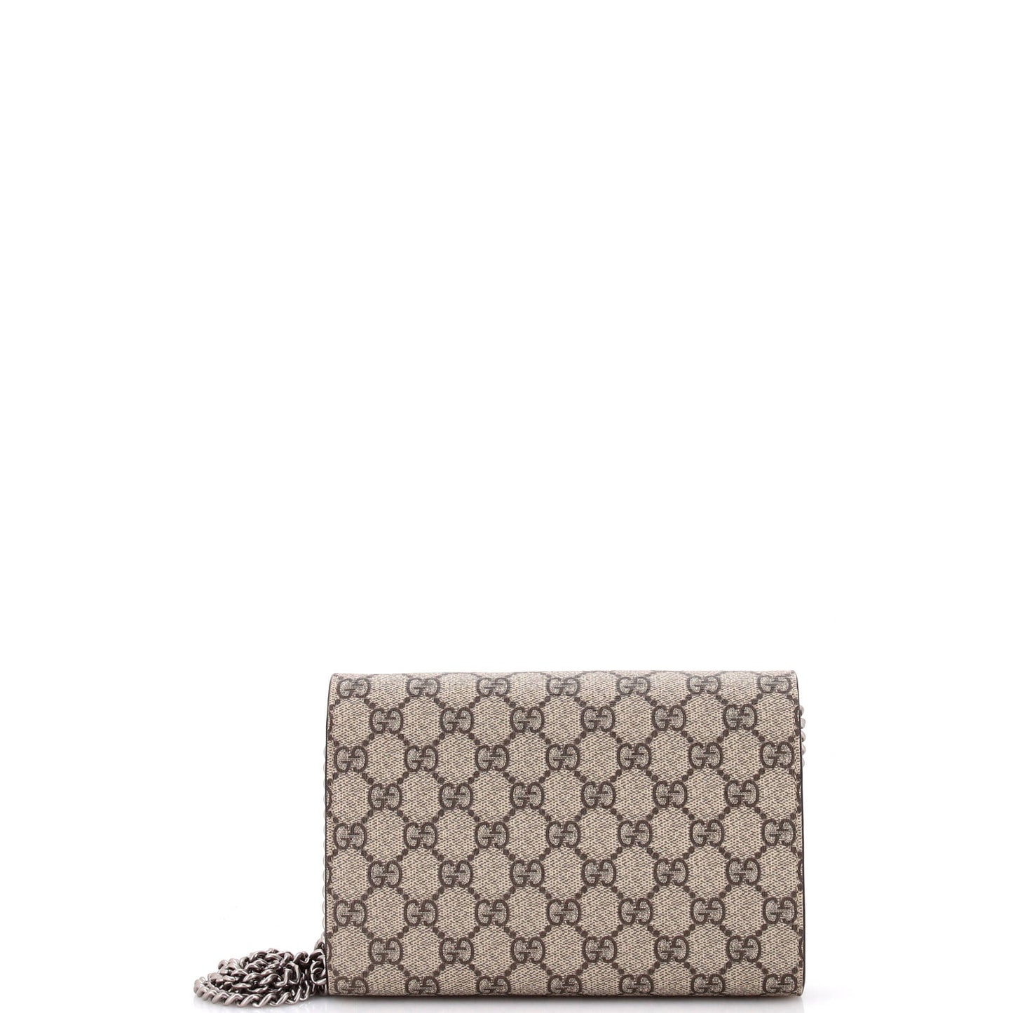 Dionysus Chain Wallet GG Coated Canvas Small