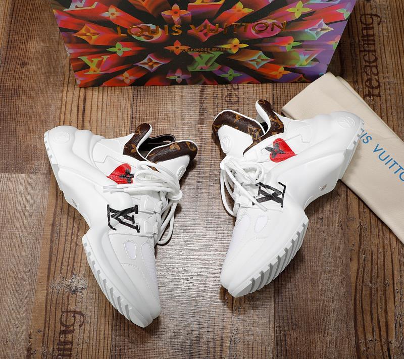 GLM - LUV Archlight White Brown Sneaker