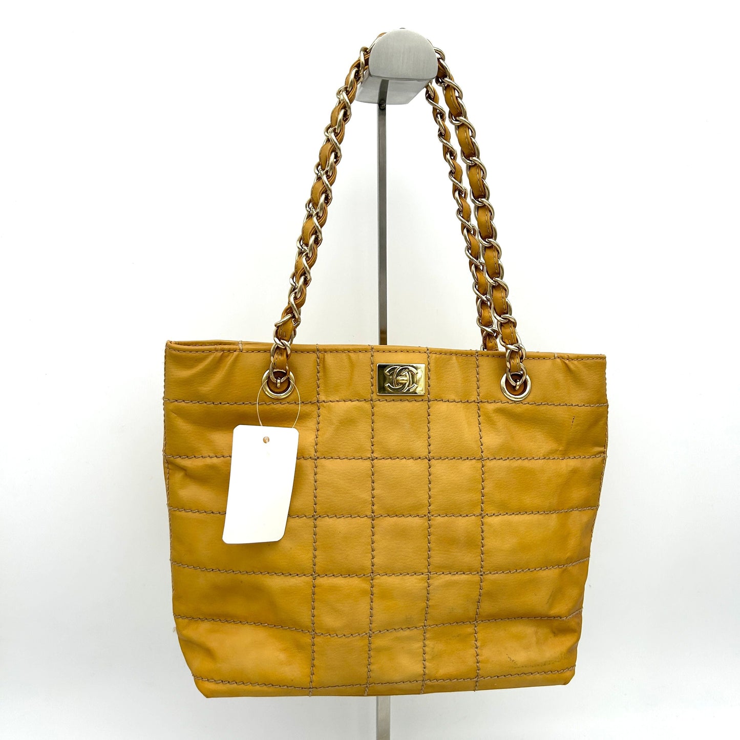 CHANEL Patent Chocolate Bar Tote ch9565ss