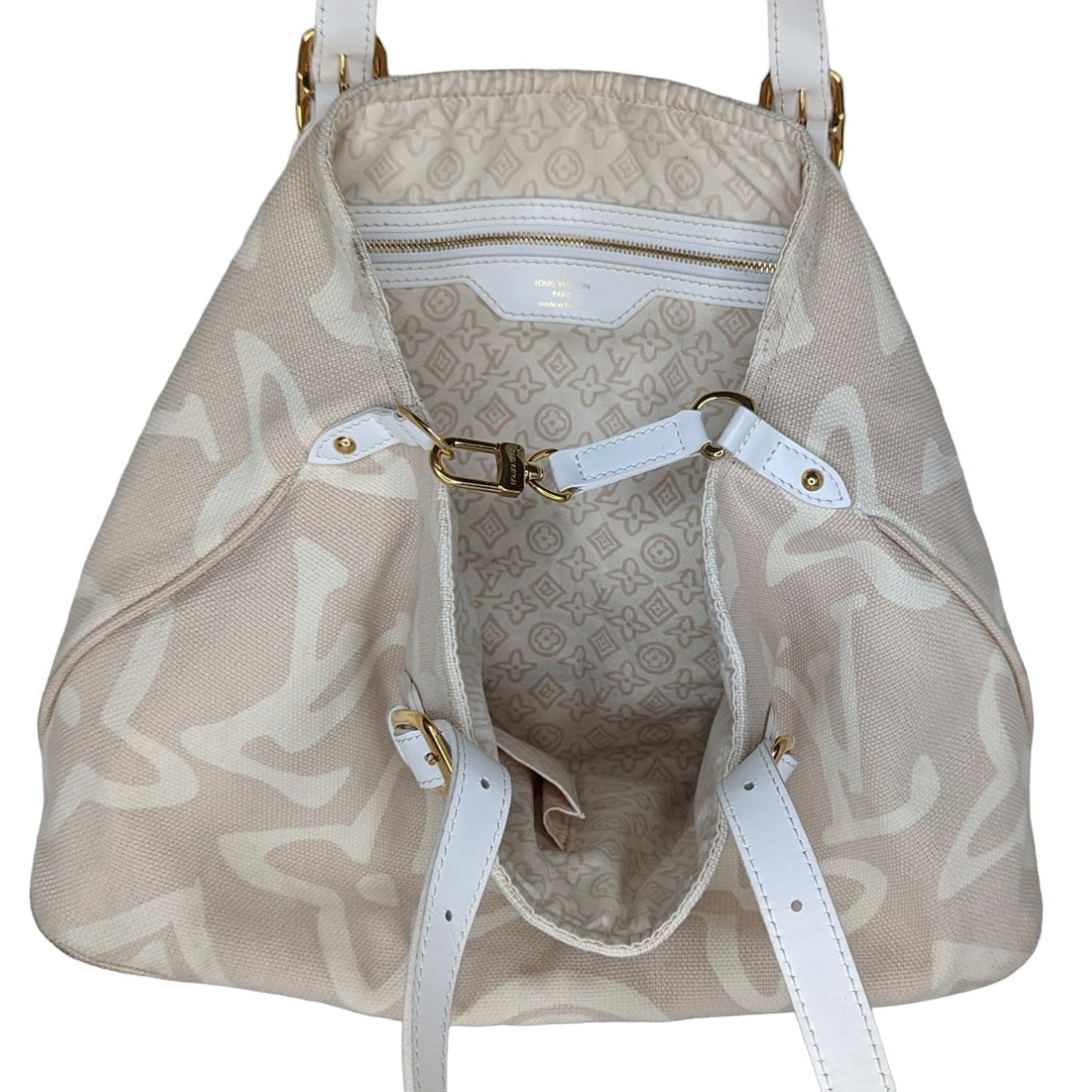Louis Vuitton Limited Edition Beige Tahitienne Cabas Bag