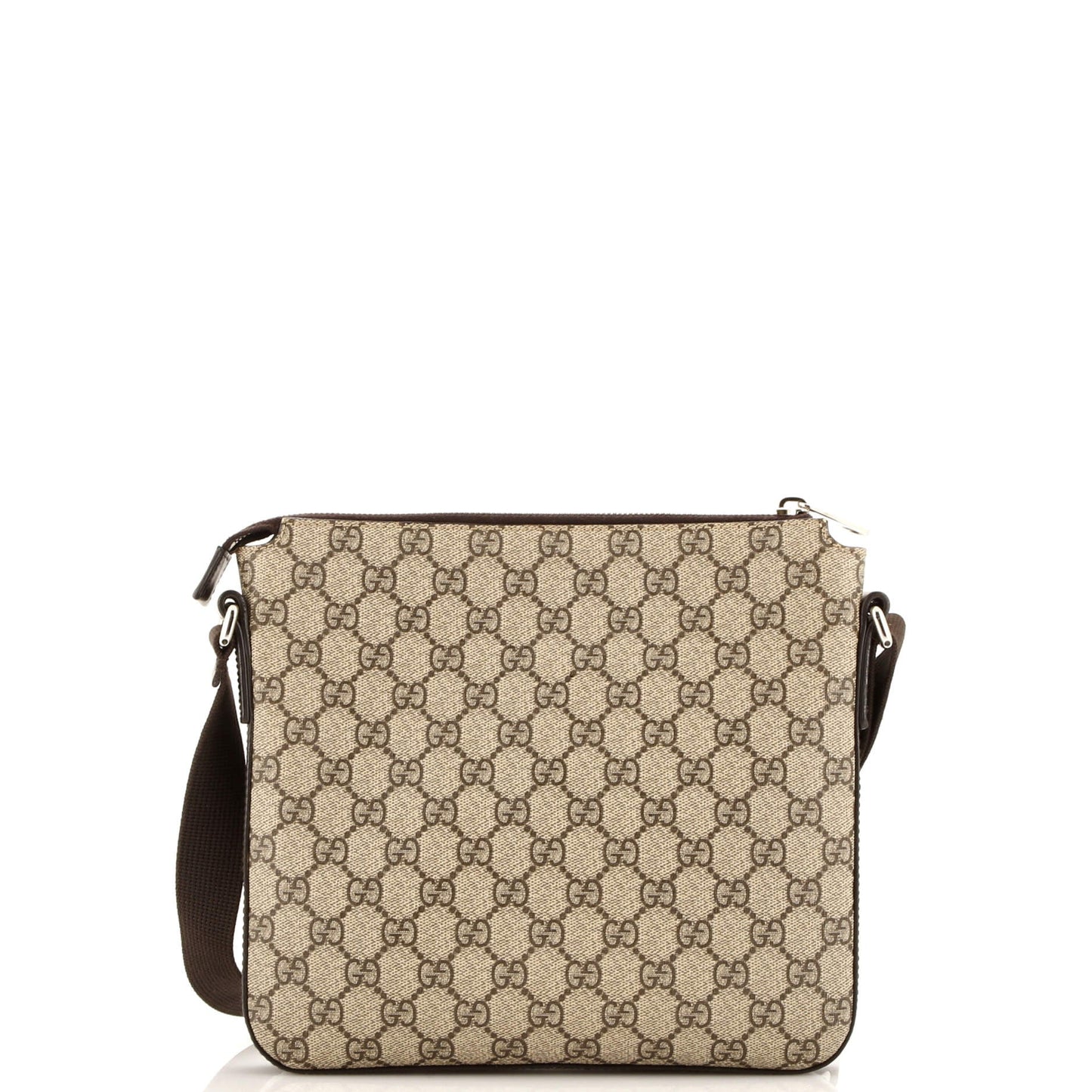Front Zip Messenger GG Coated Canvas Medium