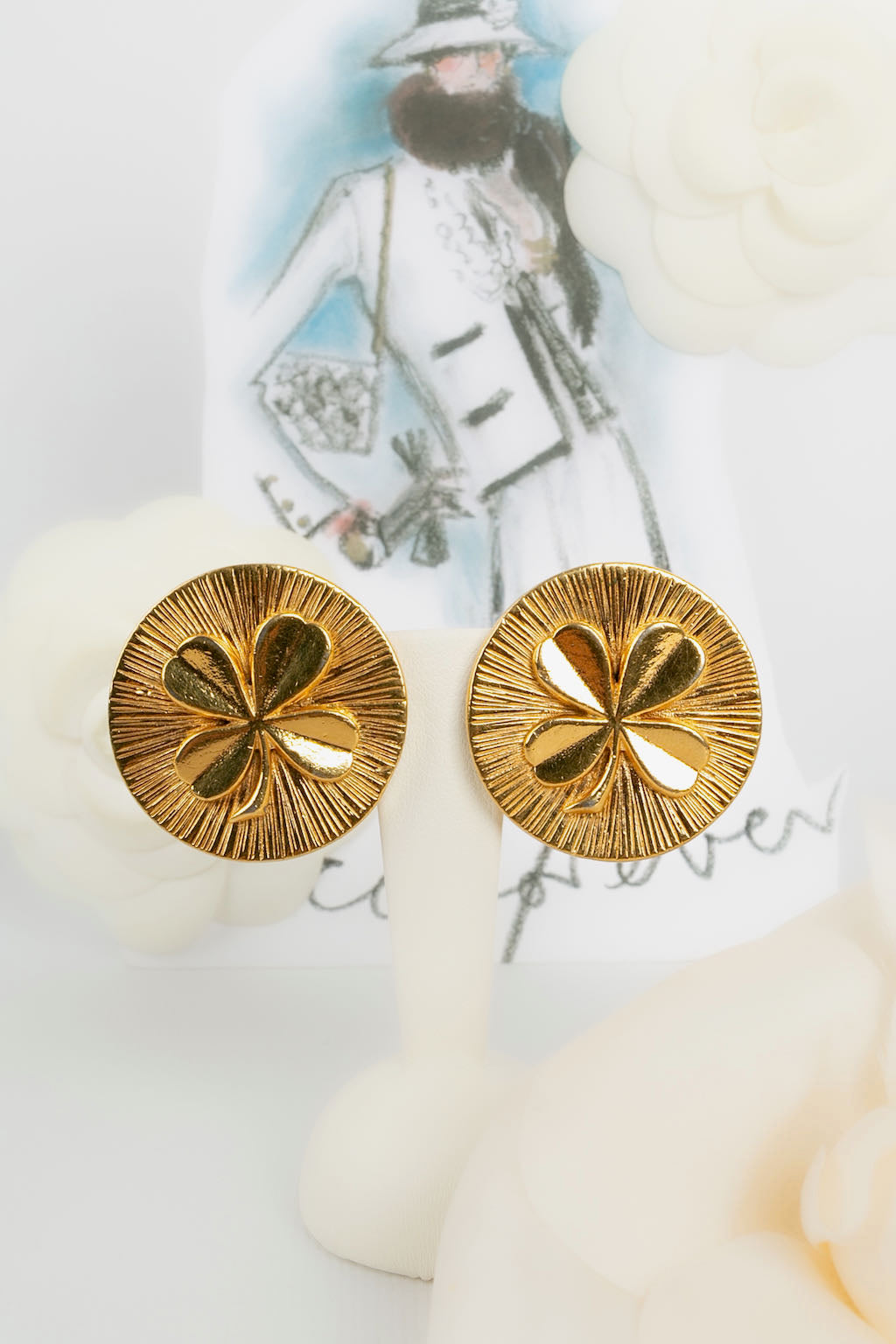 Boucles d'oreilles trÃƒÆ’Ã‚Â¨fle Chanel