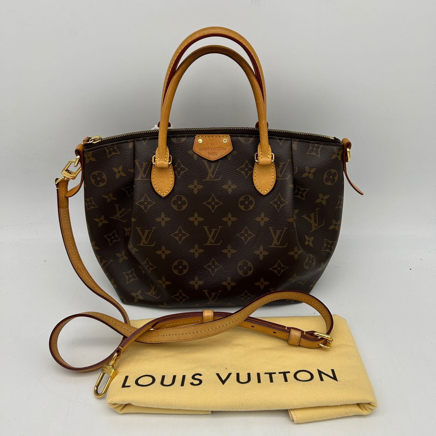 Louis Vuitton Monogram Canvas Turenne MM Brown Handbag
