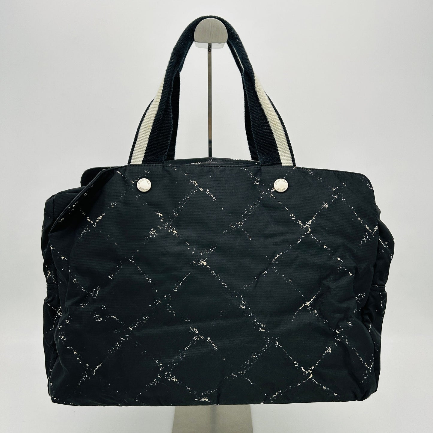 Chanel Dark Blue Fabric Handbag GP10183213