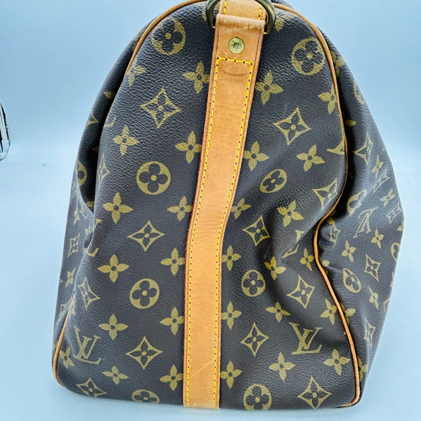 Louis Vuitton Monogram Keepall Bandouliere 60 Brown Boston Bag WD884168