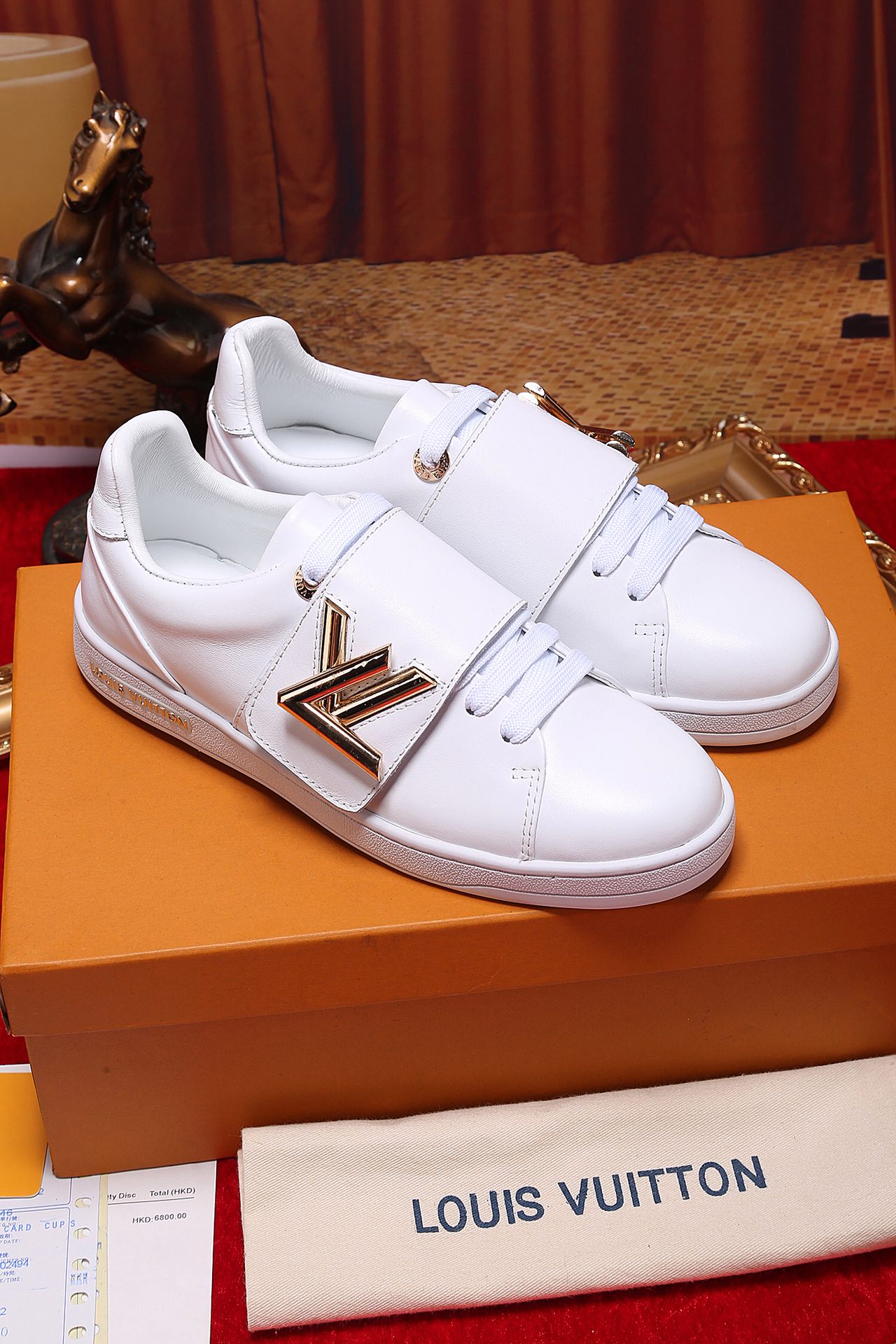 GLM - LUV Font Row White Sneaker
