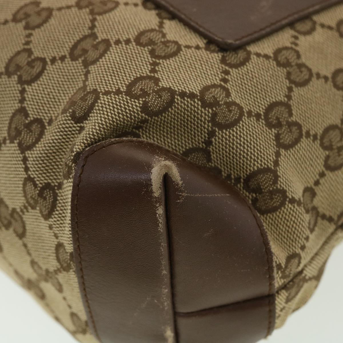 GUCCI GG Canvas Tote Bag Beige ac1327