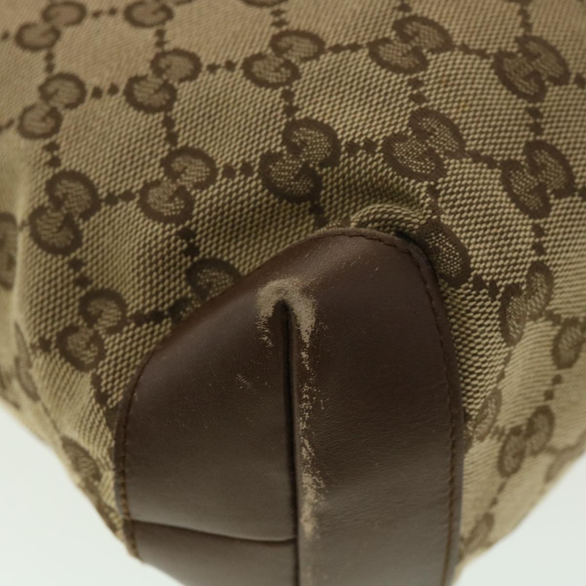GUCCI GG Canvas Tote Bag Beige ac1327