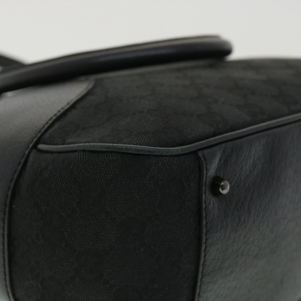 GUCCI GG Canvas Shoulder Bag Black ac1349