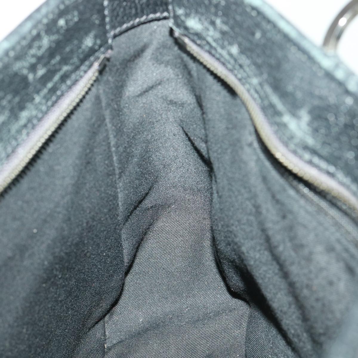 GUCCI GG Canvas Shoulder Bag Black ac1349