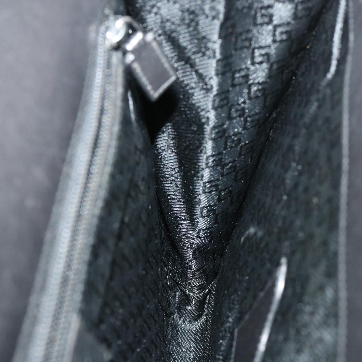 GUCCI Business Bag Leather Black 34044 ac1756