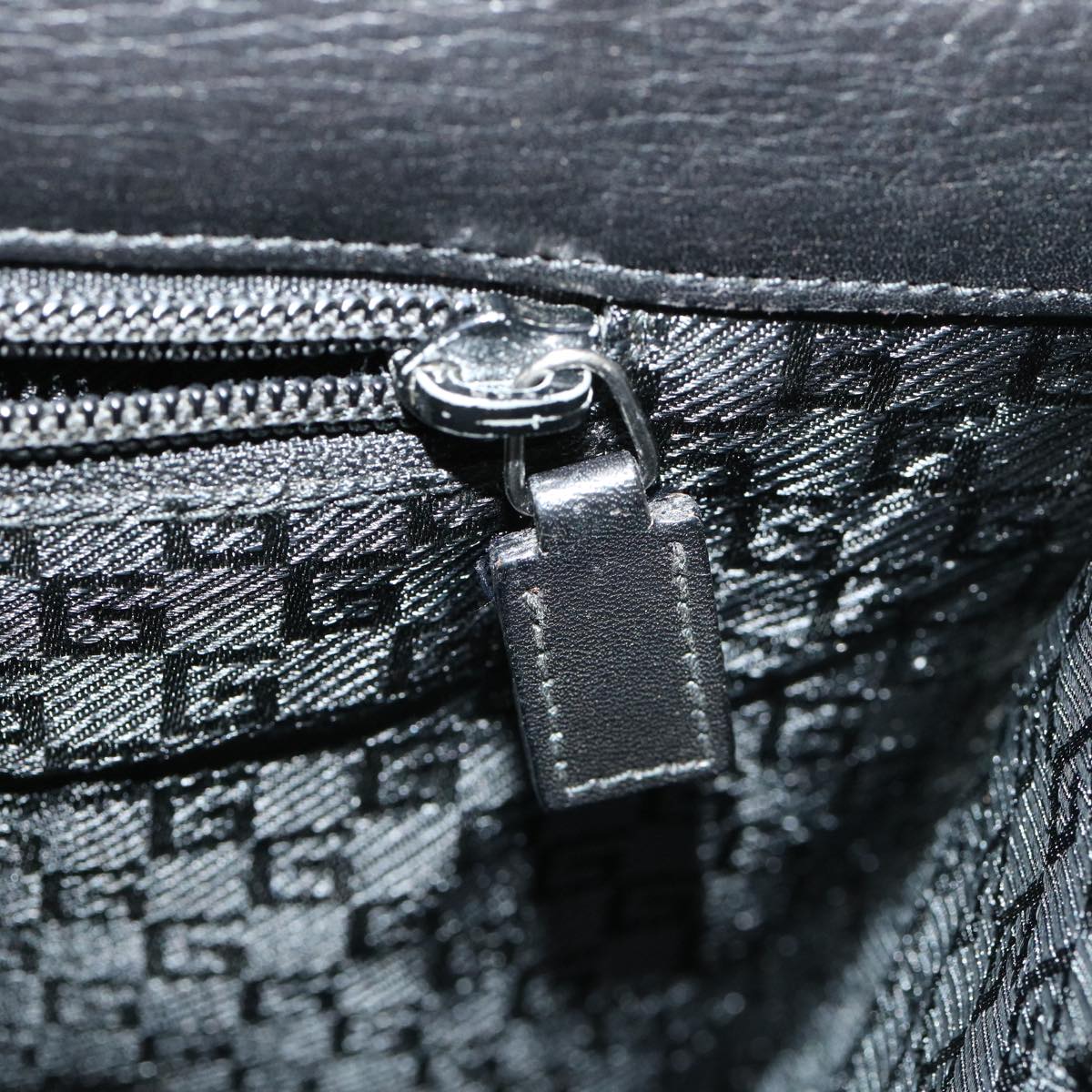 GUCCI Business Bag Leather Black 34044 ac1756