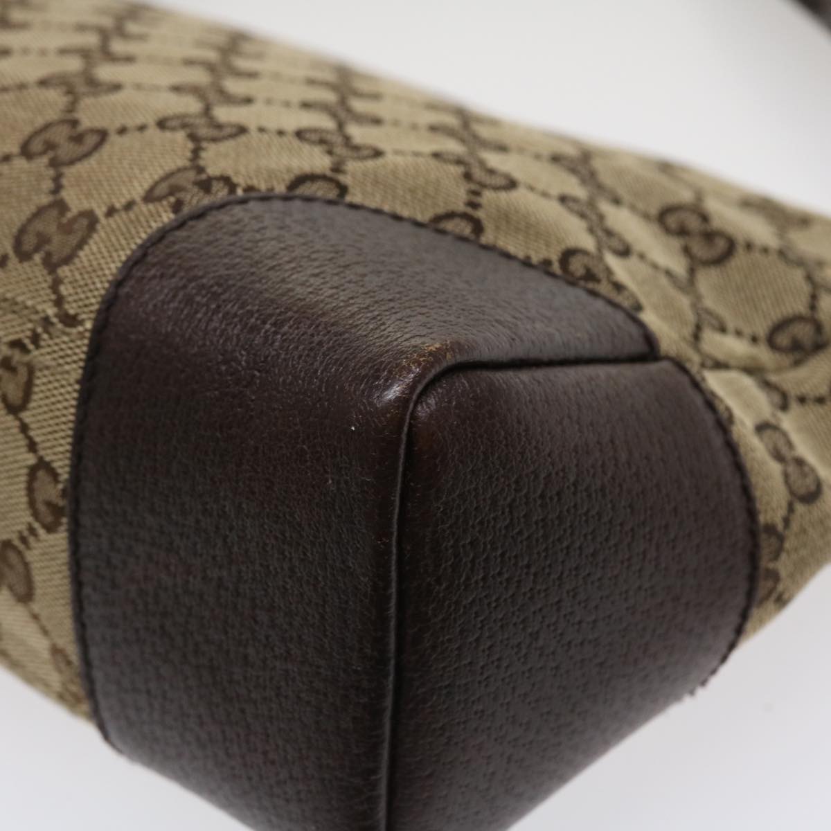 GUCCI GG Canvas Shoulder Bag Canvas Beige Brown 114273 ac1767