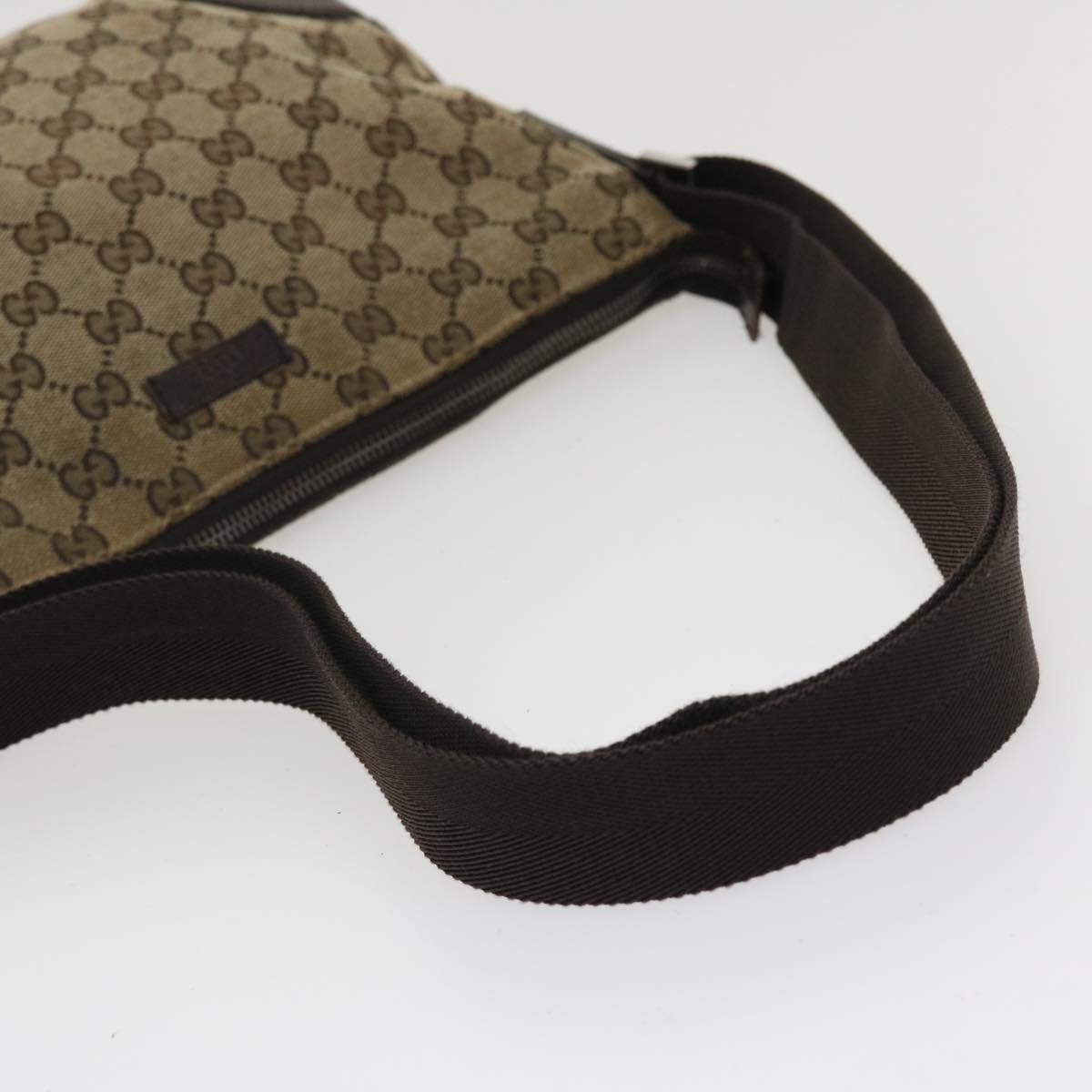 GUCCI GG Canvas Shoulder Bag Canvas Beige Brown 114273 ac1767