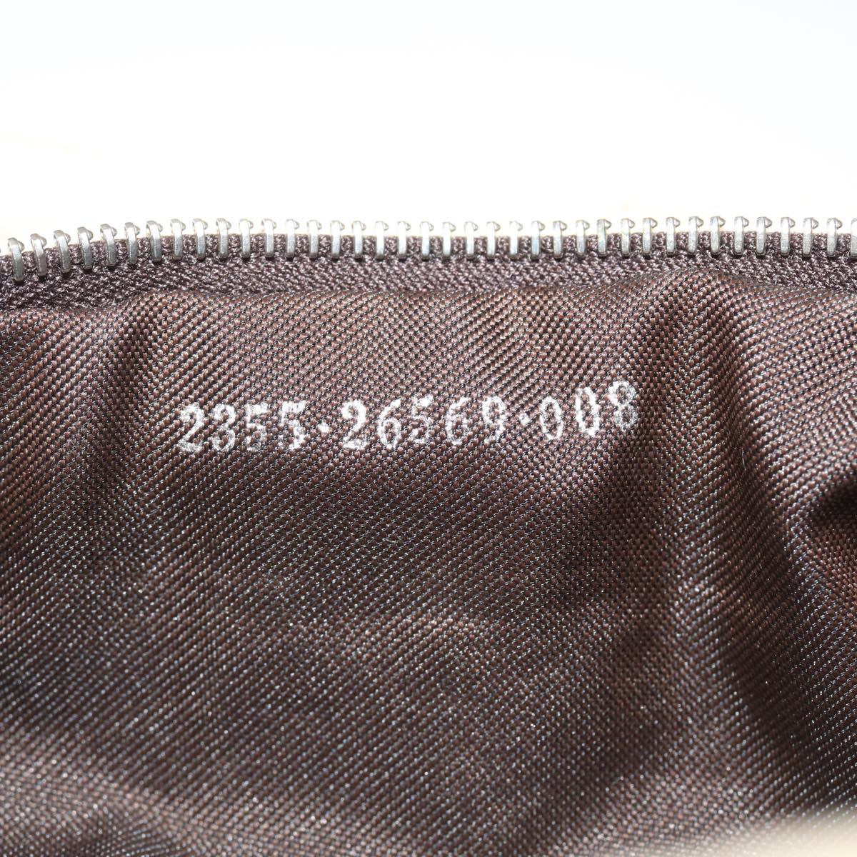 FENDI Mamma Baguette Shoulder Bag Canvas Beige 2355 26569 008 ac1798