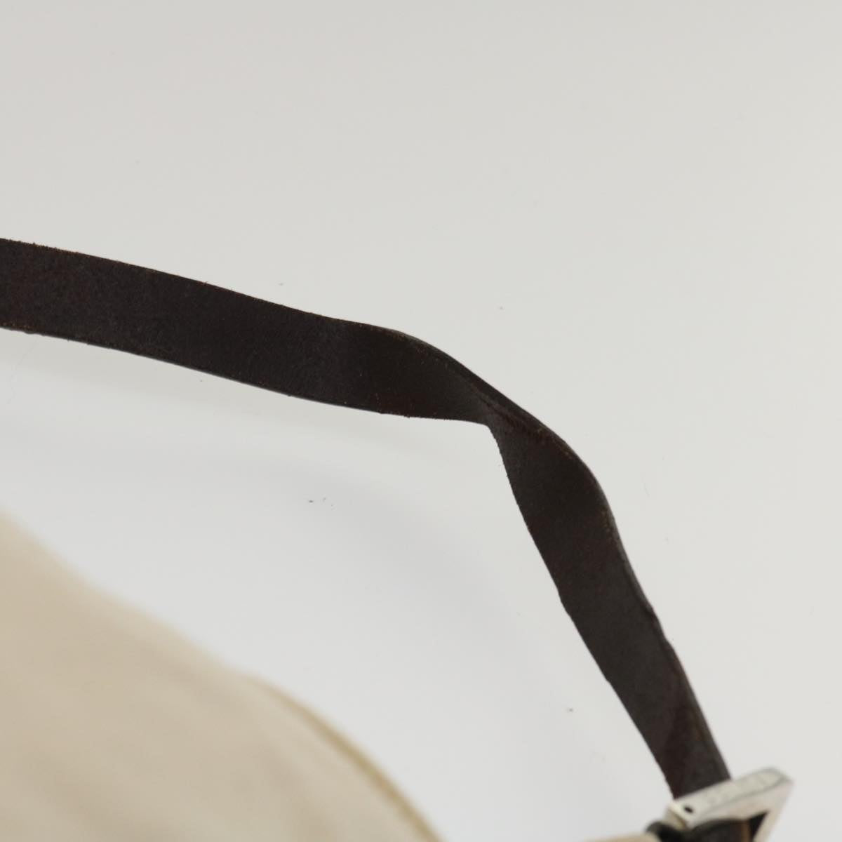 FENDI Mamma Baguette Shoulder Bag Canvas Beige 2355 26569 008 ac1798