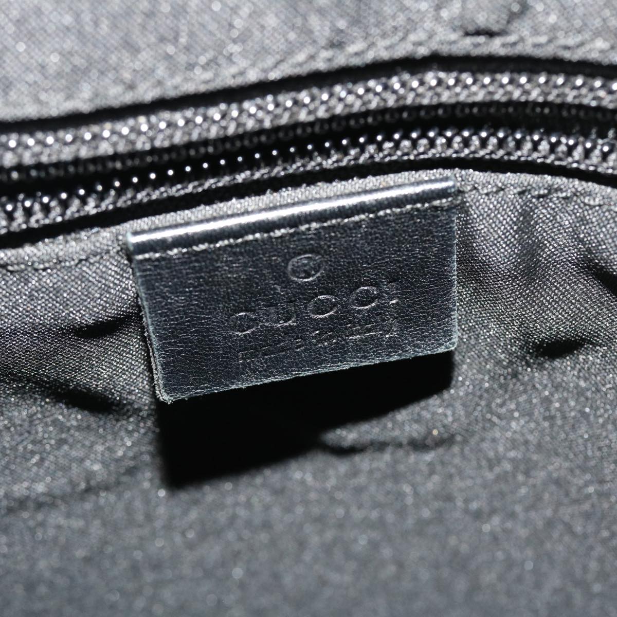 GUCCI GG Canvas Tote Bag Black White 0190402 ac1822