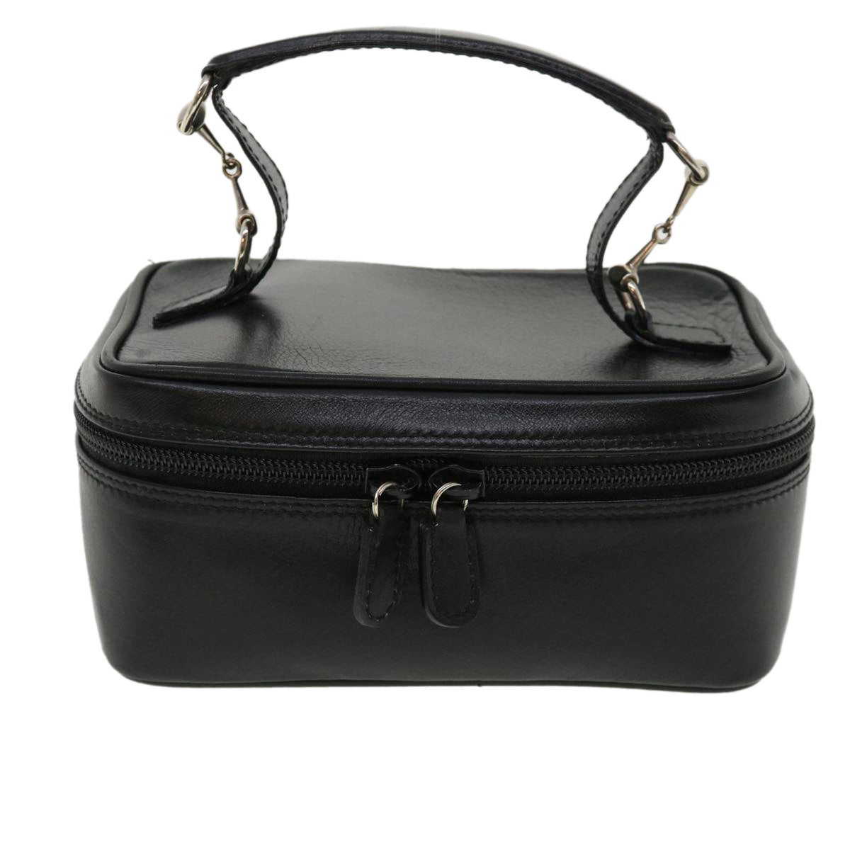 GUCCI Vanity Cosmetic Pouch Leather Black 032 270 0141 ac1828
