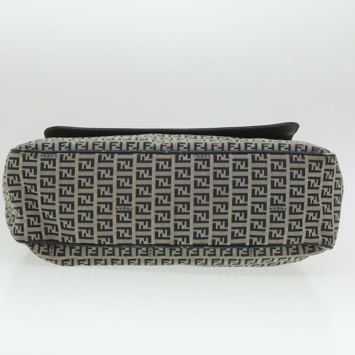 FENDI Zucchino Canvas Hand Bag Navy 71-16533-0-012 ac1835