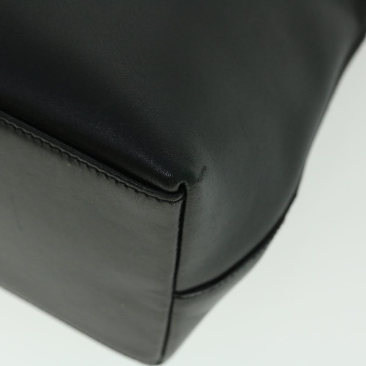 GUCCI Bamboo Shoulder Bag Leather Black 001.3007.001274 ac2080