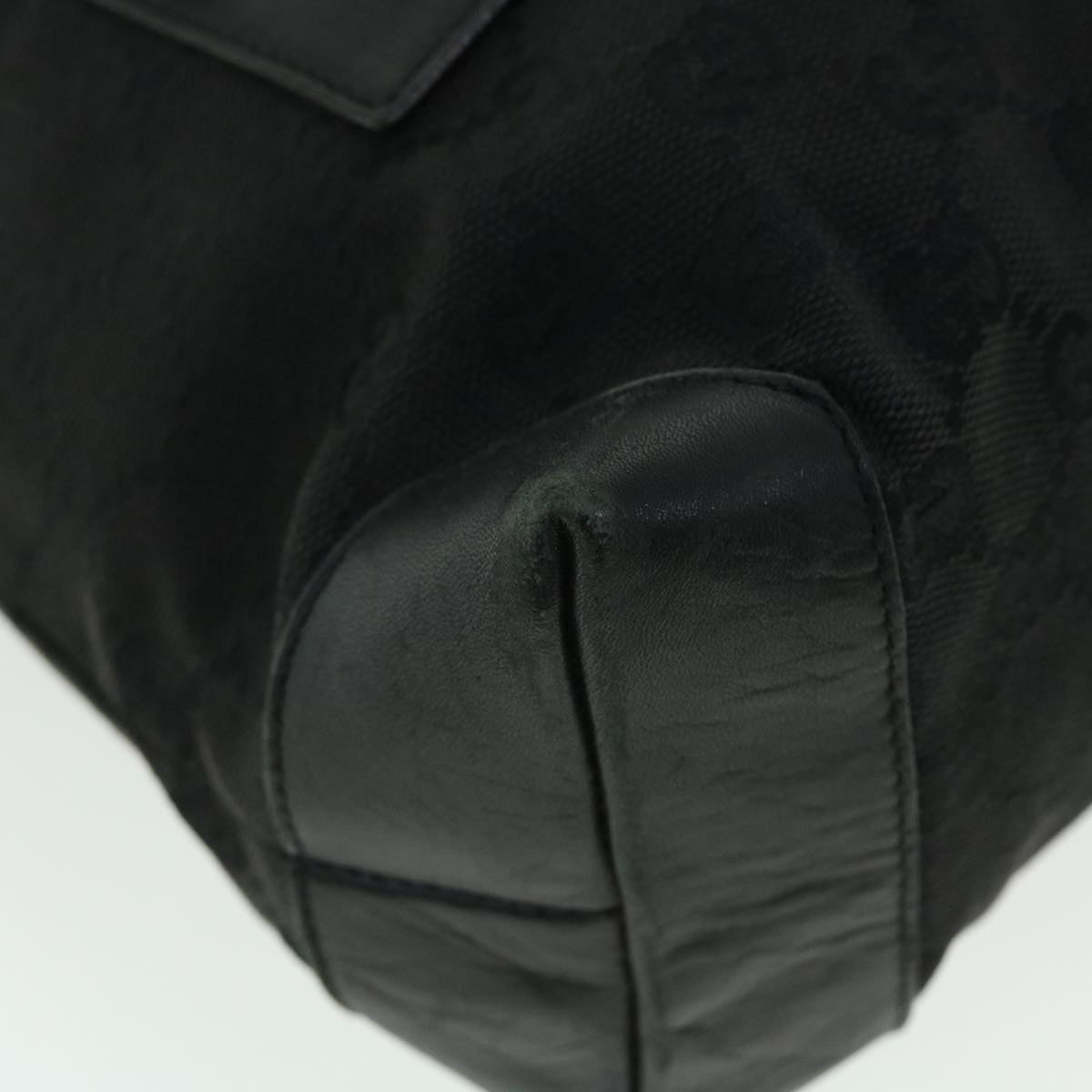 GUCCI GG Canvas Tote Bag Black 28893 ac2126