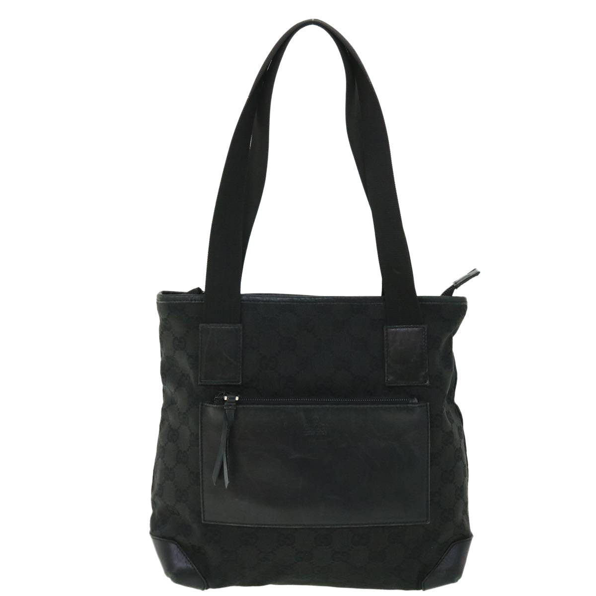 GUCCI GG Canvas Tote Bag Black 28893 ac2126