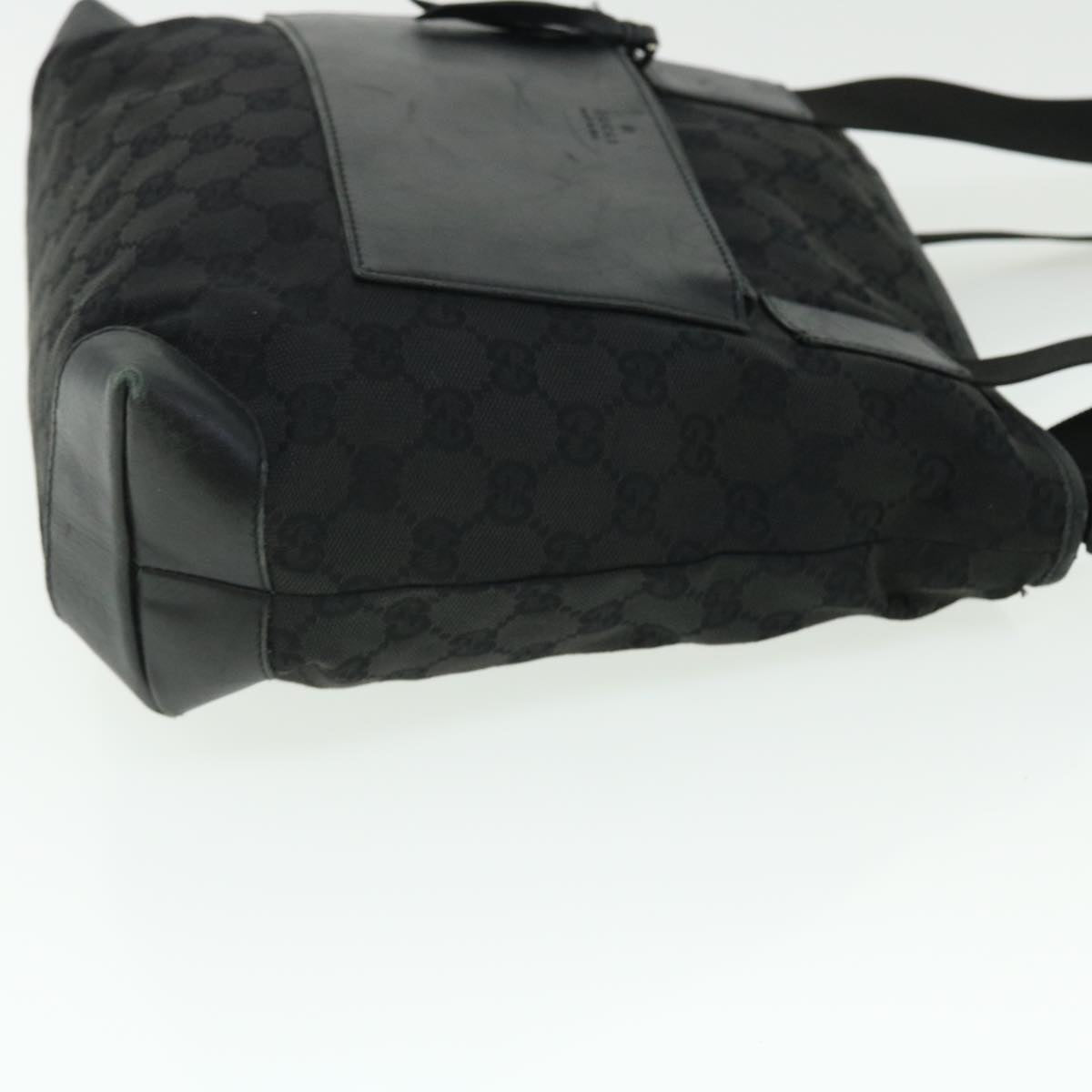 GUCCI GG Canvas Tote Bag Black 28893 ac2126